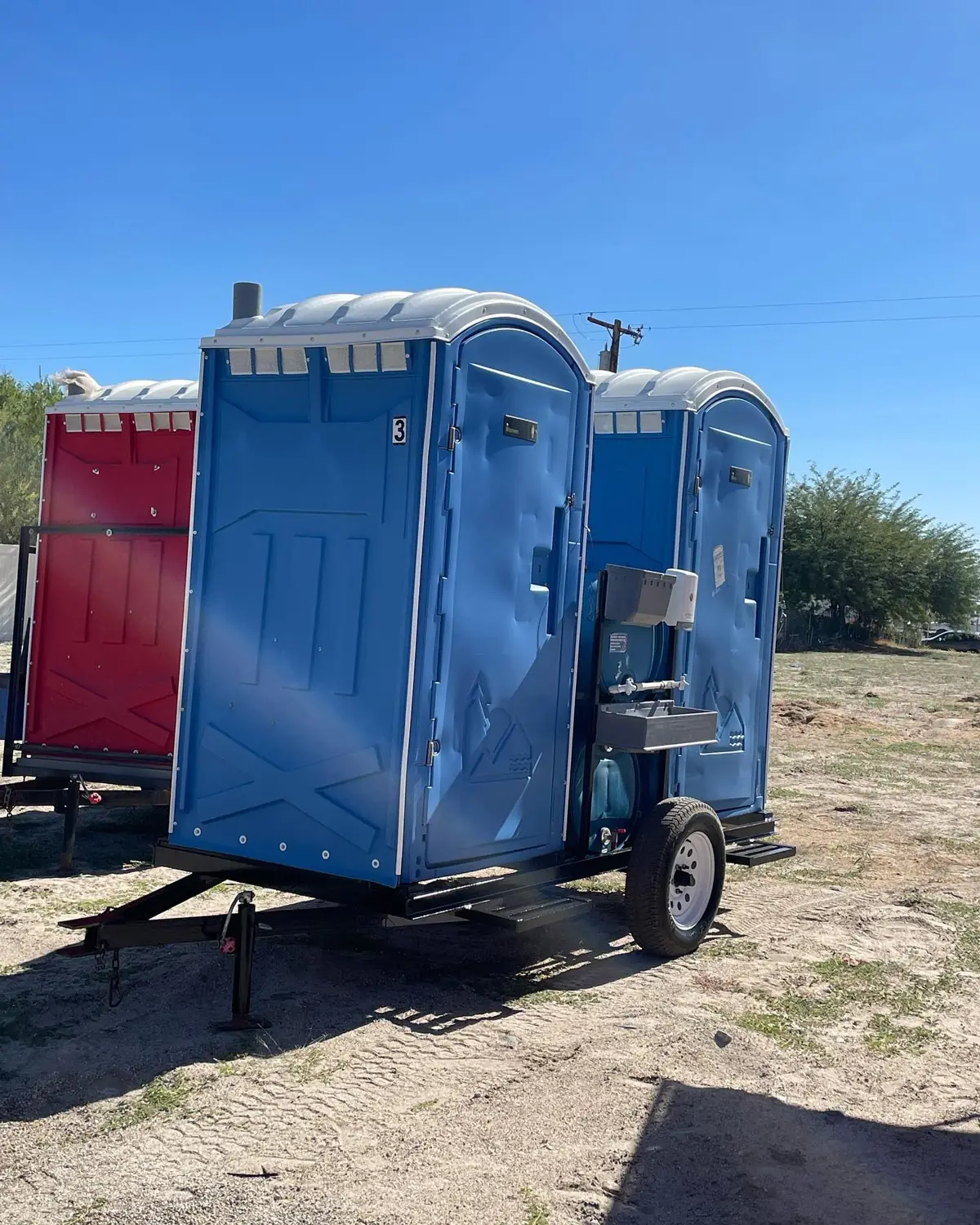 How porta potty rental works photo
